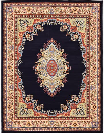 9' x 12' Mashad Design Rug