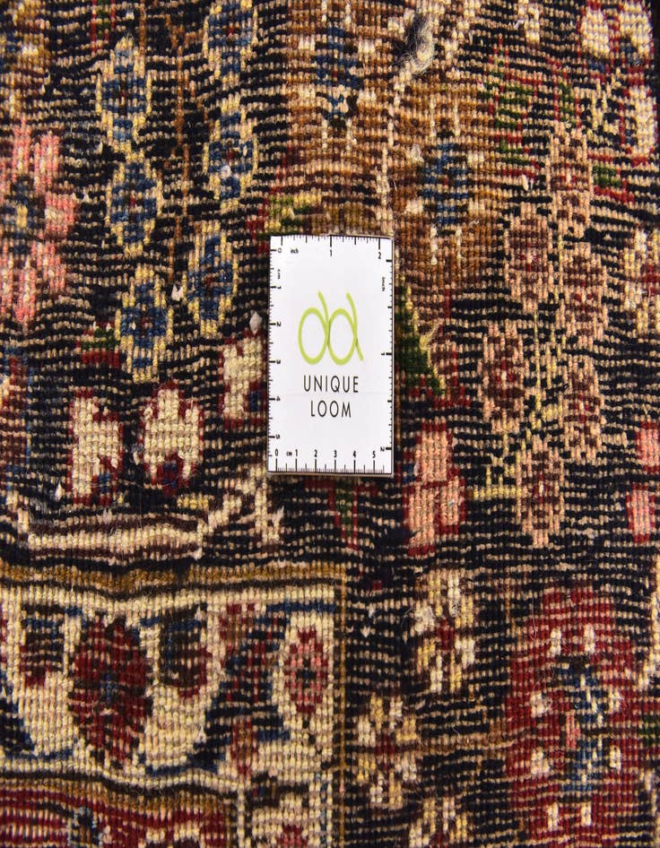 Detail image of 7' 7 x 11' Hand Knotted Mashad Persian Wool Rug