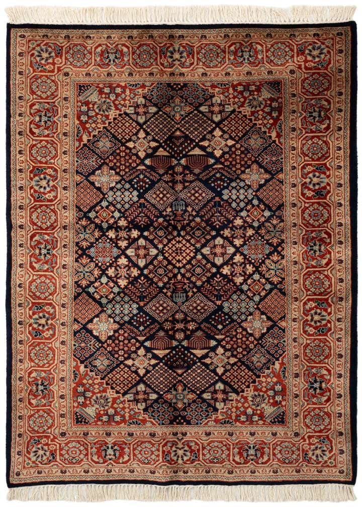 4' 5 x 6' 8 Hand Knotted Maymeh Oriental Wool Rug