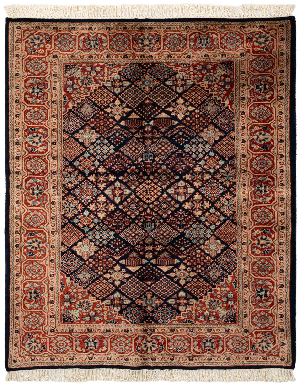 4' 5 x 6' 8 Hand Knotted Maymeh Oriental Wool Rug