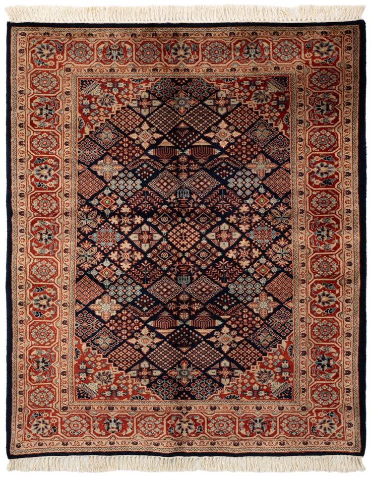 Detail image of 4' 5 x 6' 8 Hand Knotted Maymeh Oriental Wool Rug