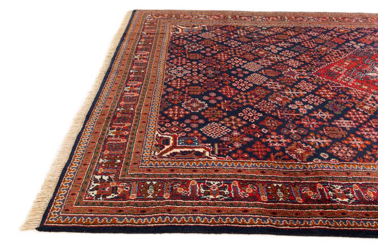 Detail image of 7' 6 x 10' 4 Hand Knotted Maymeh Wool Rug