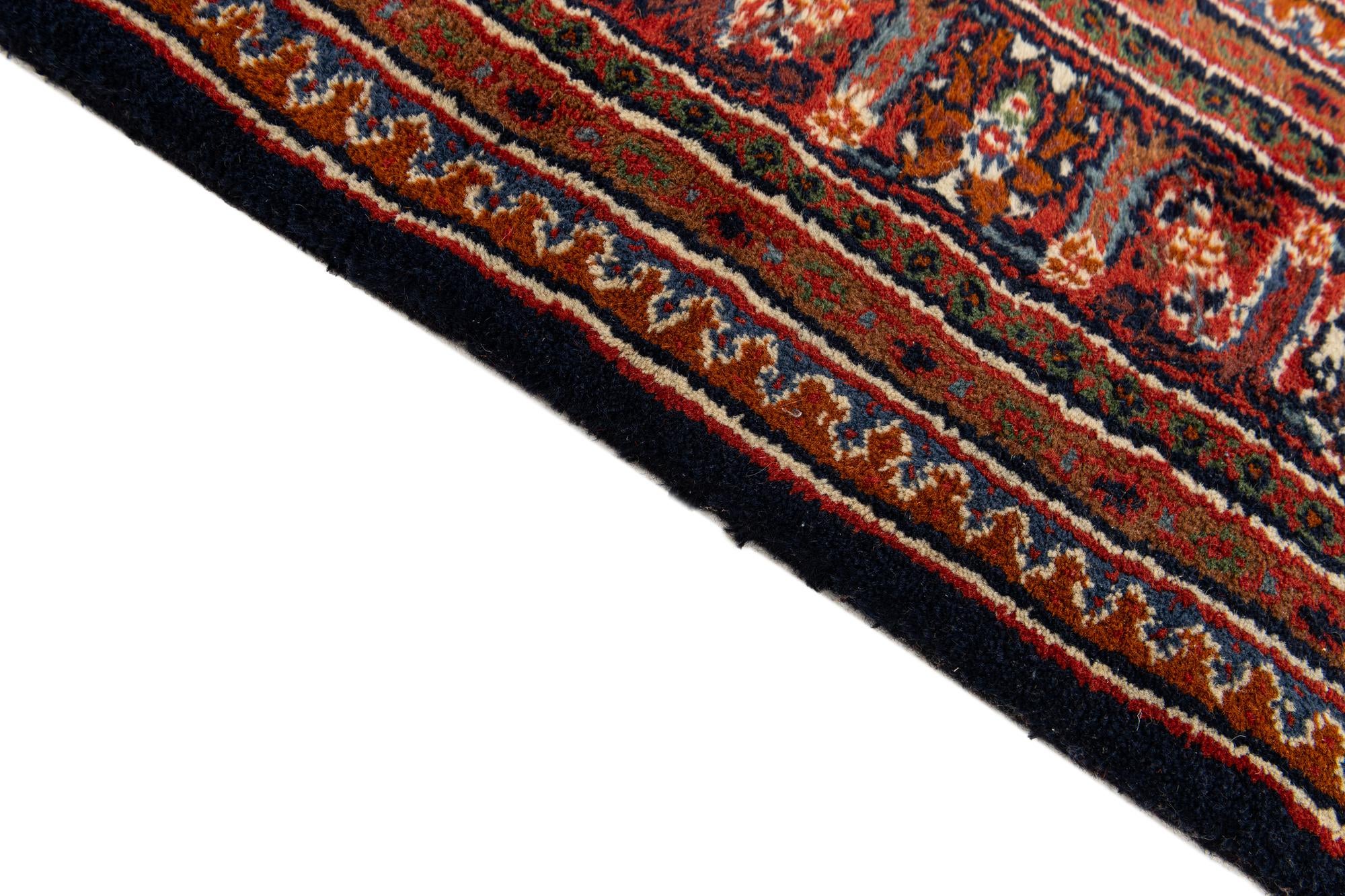 7' 6 x 10' 4 Hand Knotted Maymeh Wool Rug