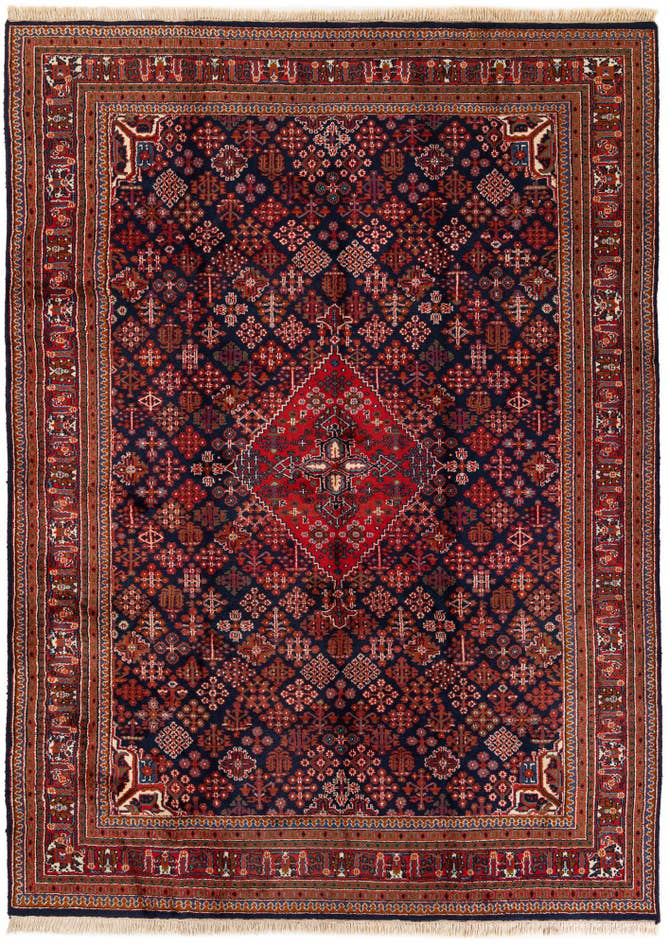 Detail image of 7' 6 x 10' 4 Hand Knotted Maymeh Wool Rug