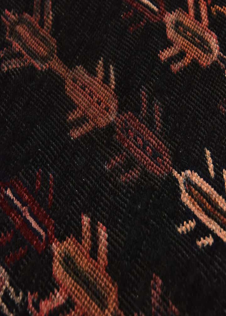 4' 7 x 7' 9 Hand Knotted Mazlaghan Persian Wool Rug