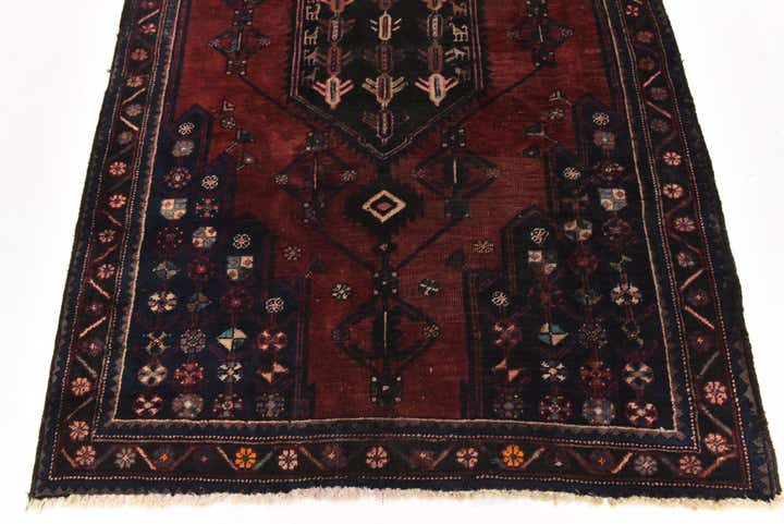 4' 7 x 7' 9 Hand Knotted Mazlaghan Persian Wool Rug