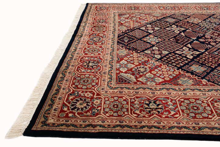 6' 7 x 9' 7 Hand Knotted Meimeh Oriental Wool Rug