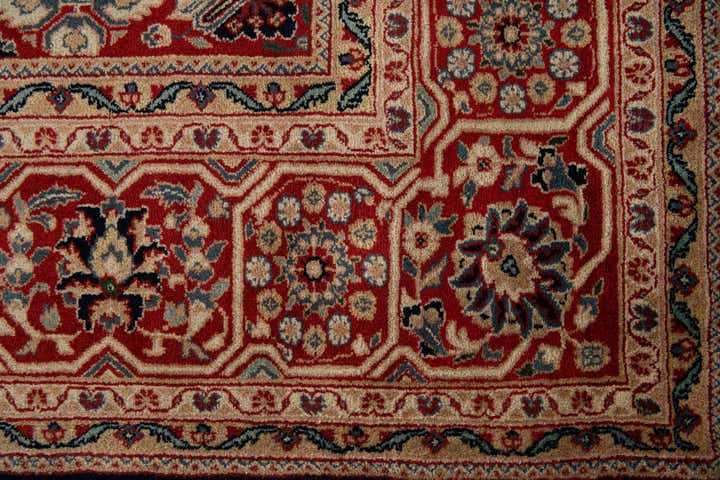 6' 7 x 9' 7 Hand Knotted Meimeh Oriental Wool Rug