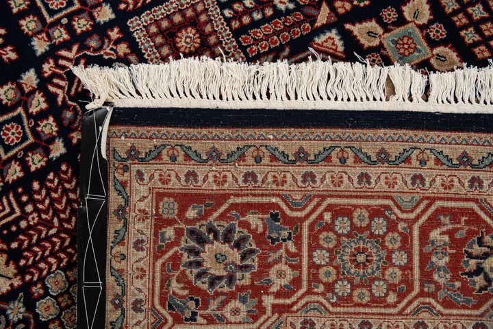 6' 7 x 9' 7 Hand Knotted Meimeh Oriental Wool Rug