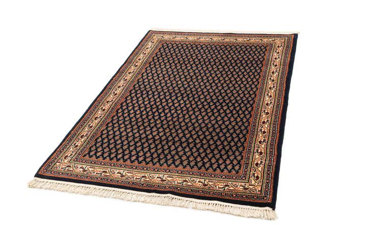 4' x 6' 1 Hand Knotted Mir Wool Rug