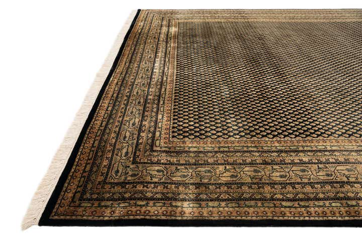 7' 2 x 10' Hand Knotted Mir Oriental Wool Rug