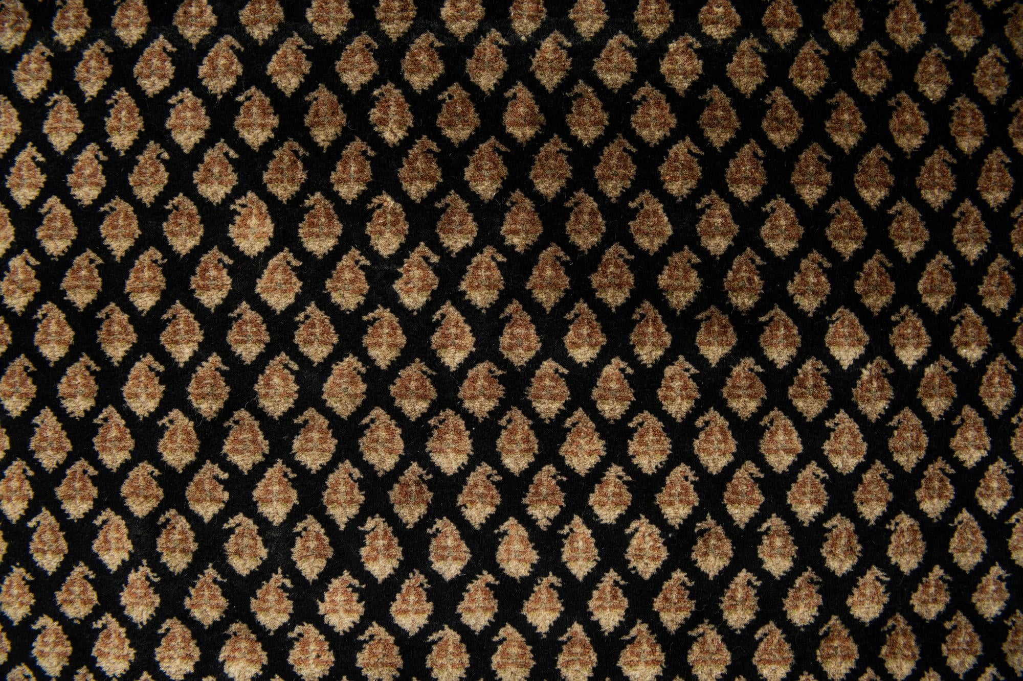 7' 2 x 10' Hand Knotted Mir Oriental Wool Rug