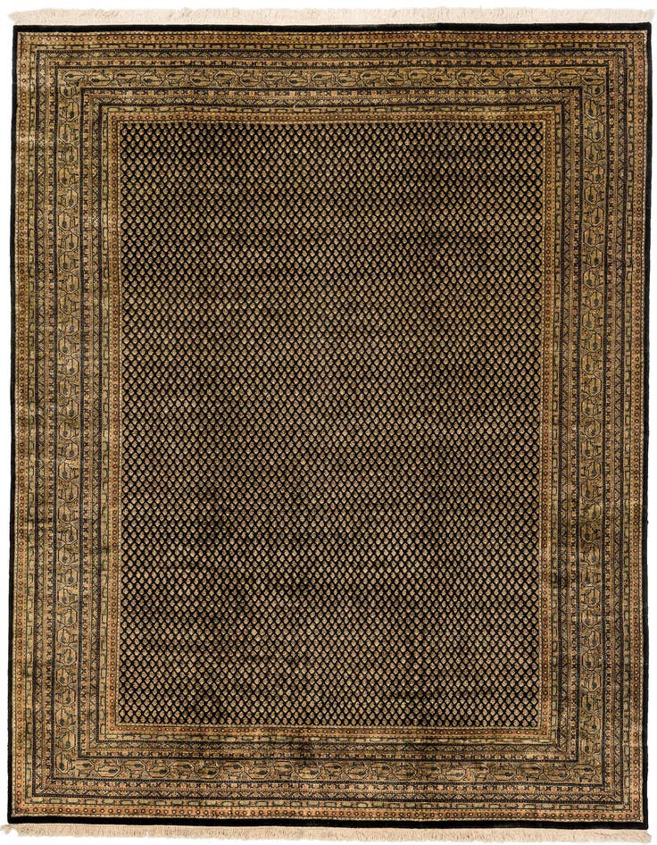 Detail image of 7' 2 x 10' Hand Knotted Mir Oriental Wool Rug
