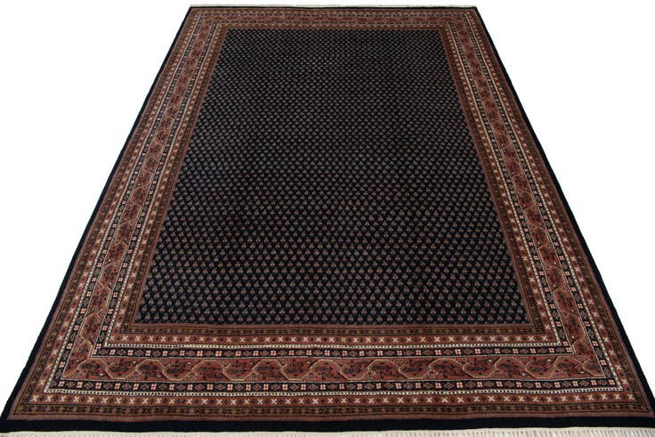 Detail image of 8' 3 x 11' 3 Hand Knotted Mir Wool Rug