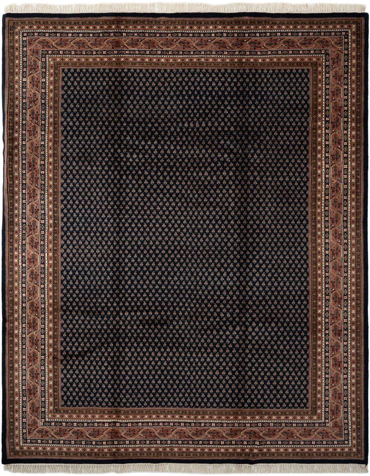 Detail image of 8' 3 x 11' 3 Hand Knotted Mir Wool Rug