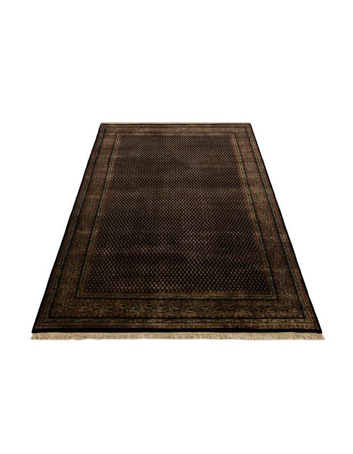 6' 3 x 9' 1 Hand Knotted Mir Oriental Wool Rug