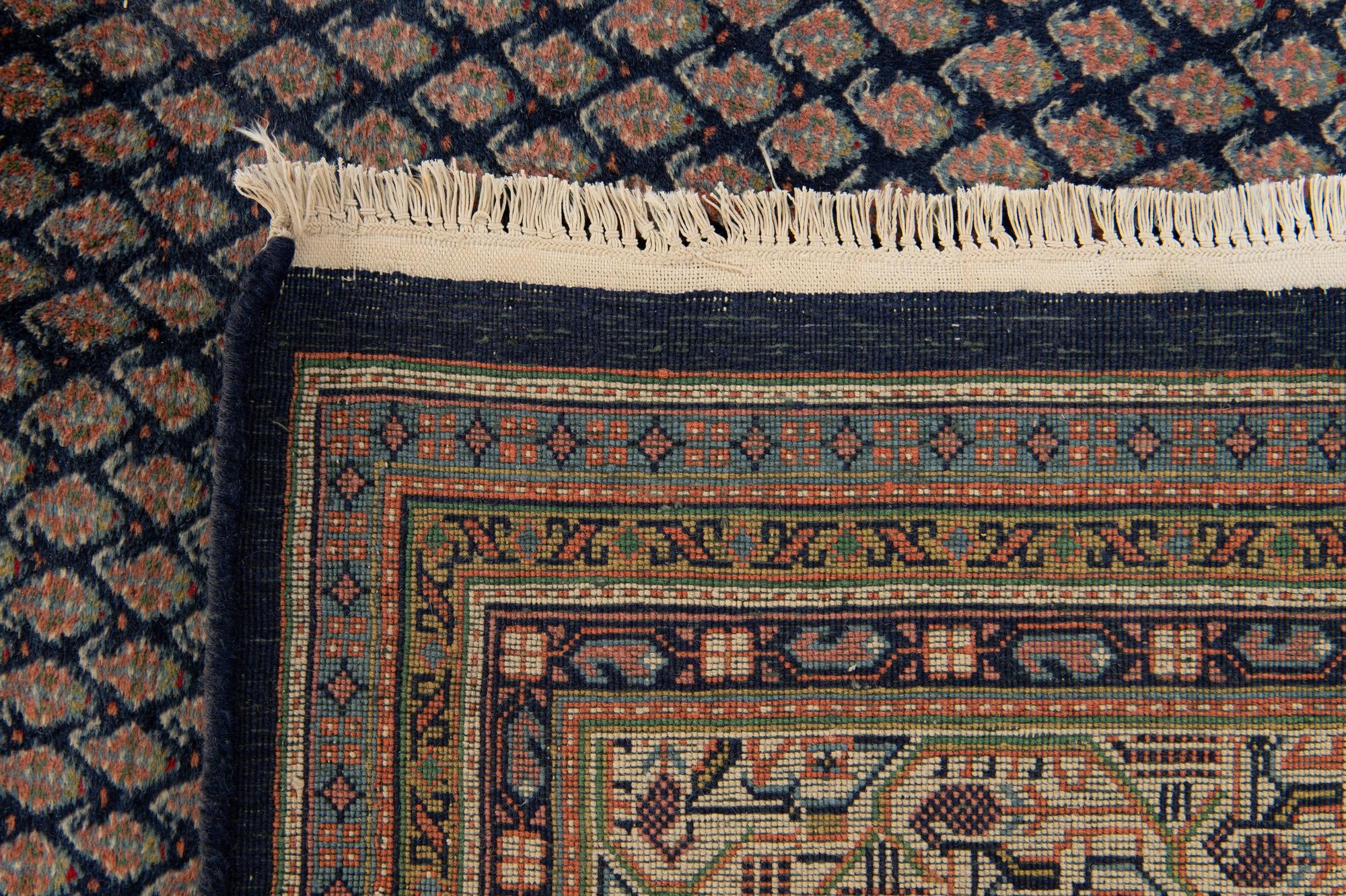7' 4 x 10' 1 Hand Knotted Mir Wool Rug