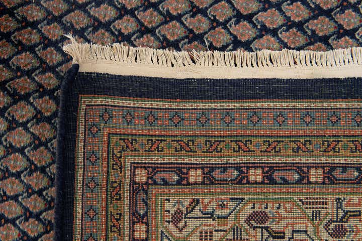 7' 4 x 10' 1 Hand Knotted Mir Wool Rug