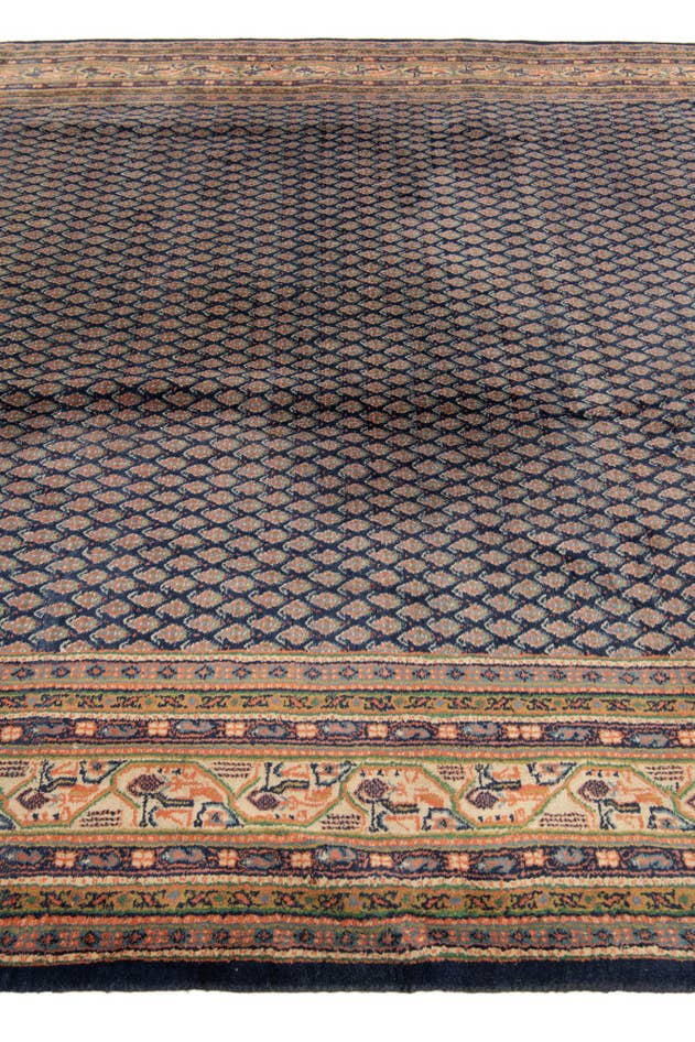 Detail image of 7' 4 x 10' 1 Hand Knotted Mir Wool Rug