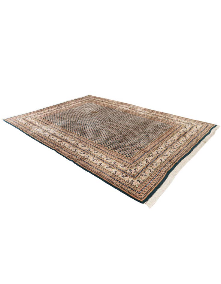 Detail image of 8' 8 x 12'  Hand Knotted Mir Wool Rug