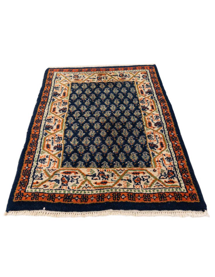 Detail image of 1' 9 x 2' 6 Hand Knotted Mir Wool Rug