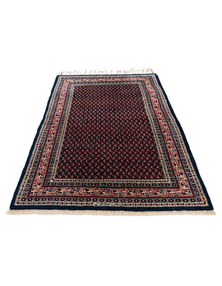 Detail image of 3' 9 x 5' 5 Hand Knotted Mir Wool Rug