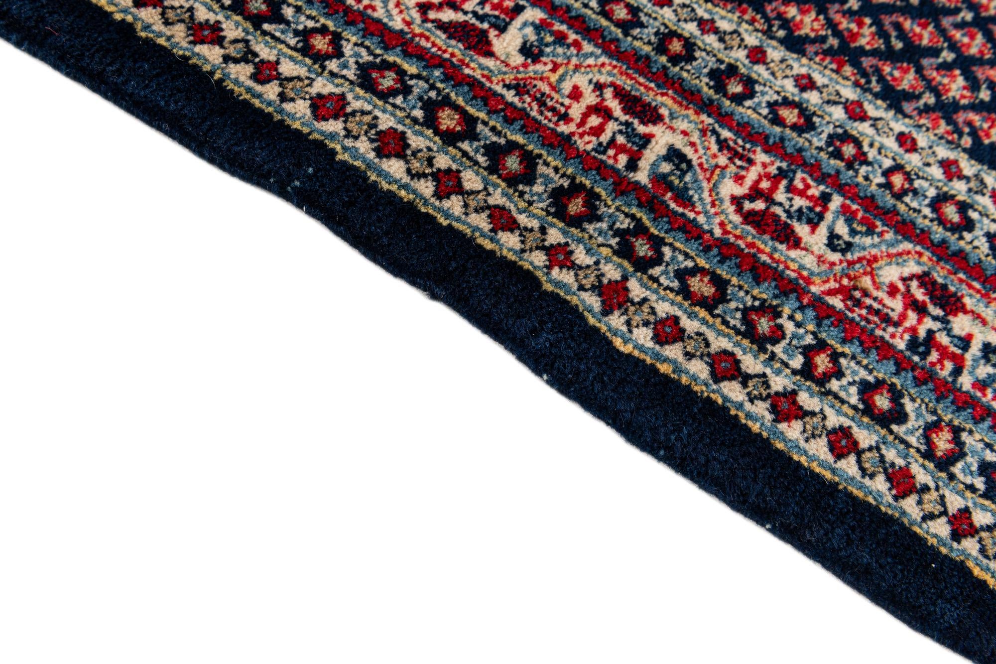 3' 9 x 5' 5 Hand Knotted Mir Wool Rug
