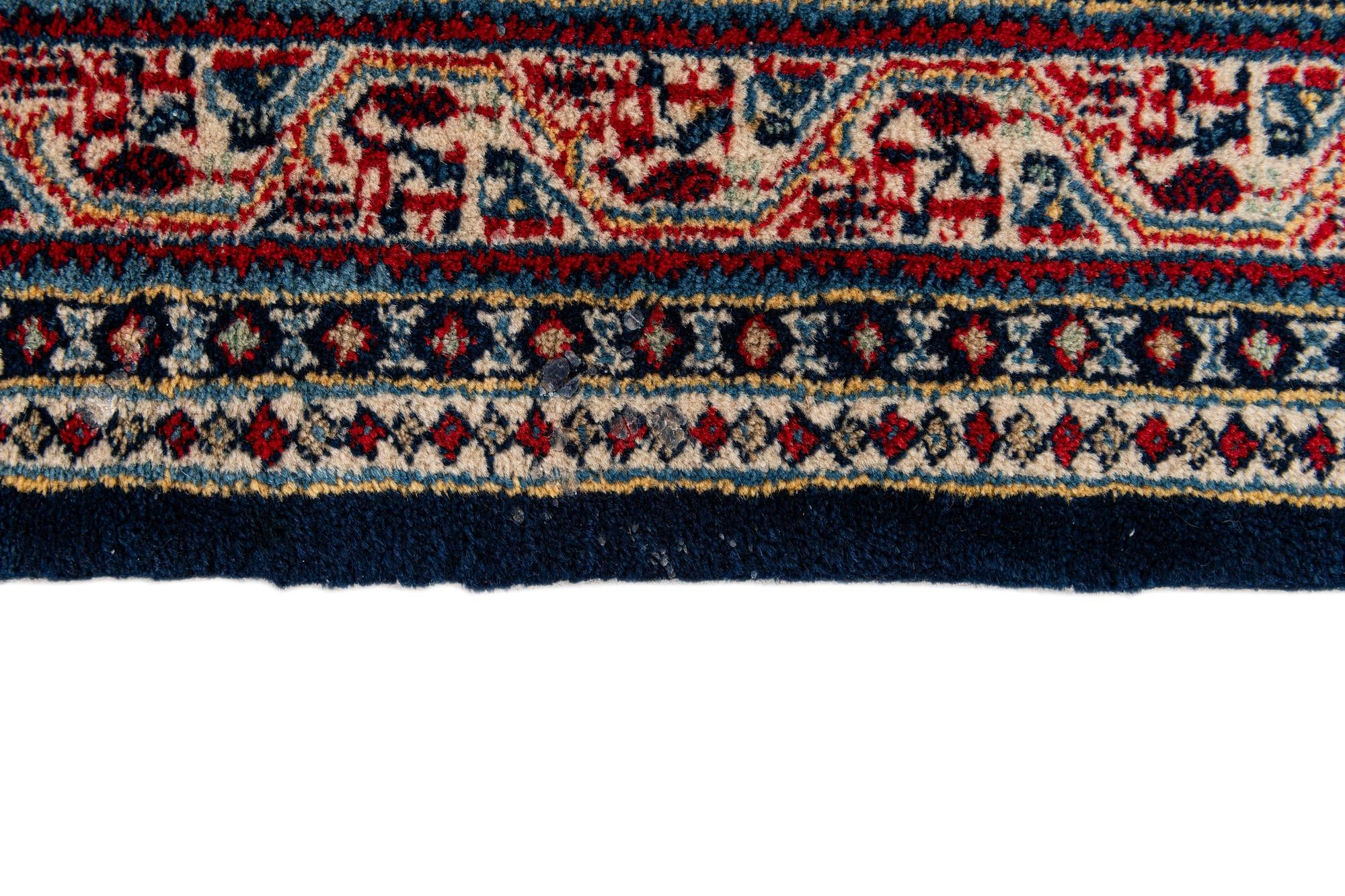 3' 9 x 5' 5 Hand Knotted Mir Wool Rug