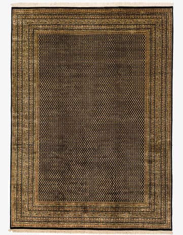 7' 2 x 10' Hand Knotted Mir Oriental Wool Rug