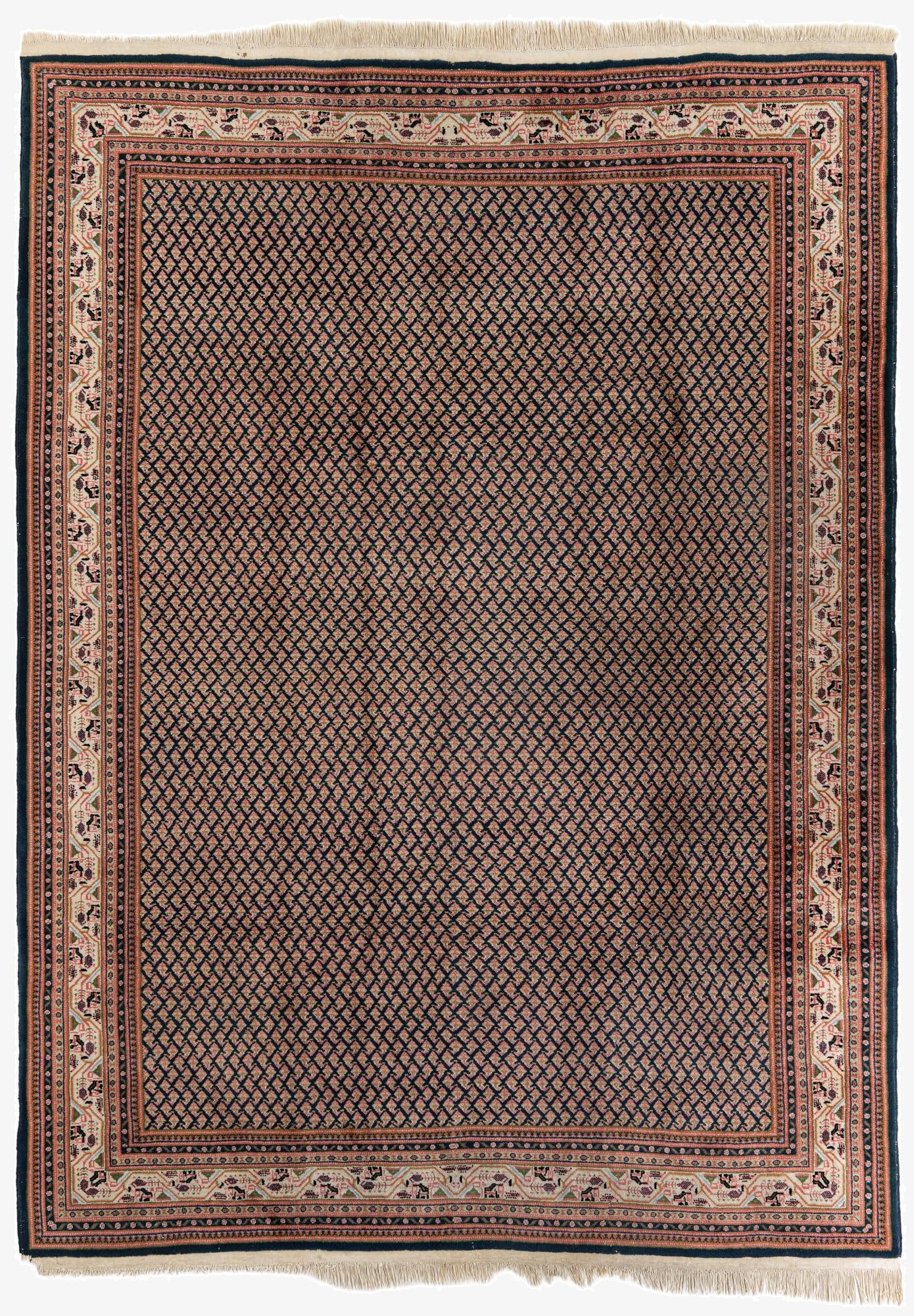 8' 2 x 11' 3  Hand Knotted Mir Wool Rug