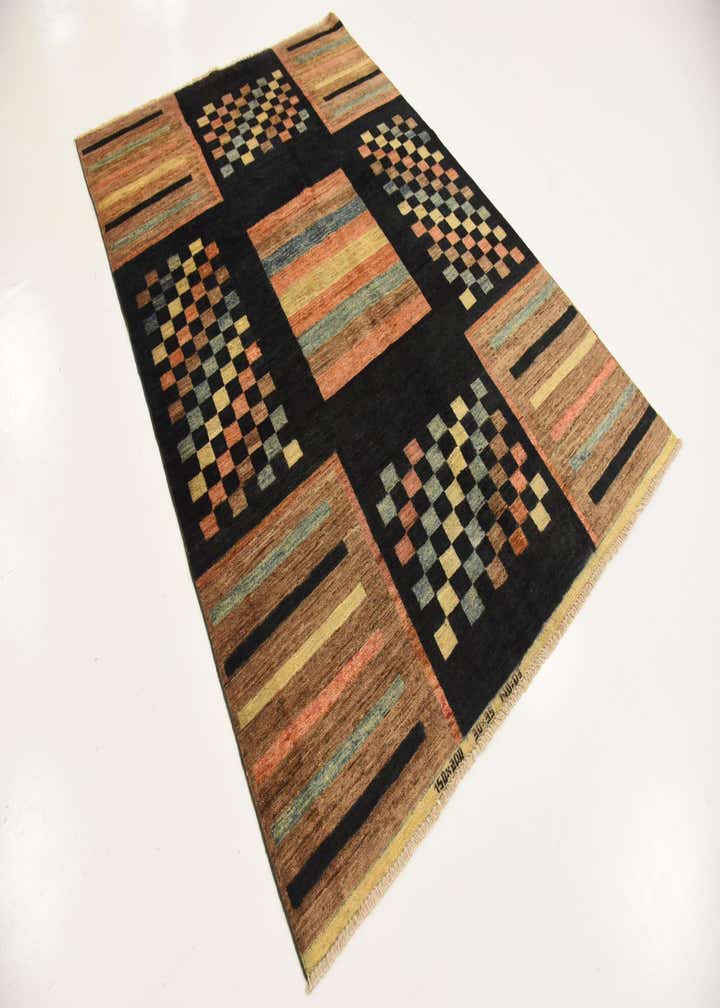 4' 10 x 6' 10 Hand Knotted Modern Ziegler Rug