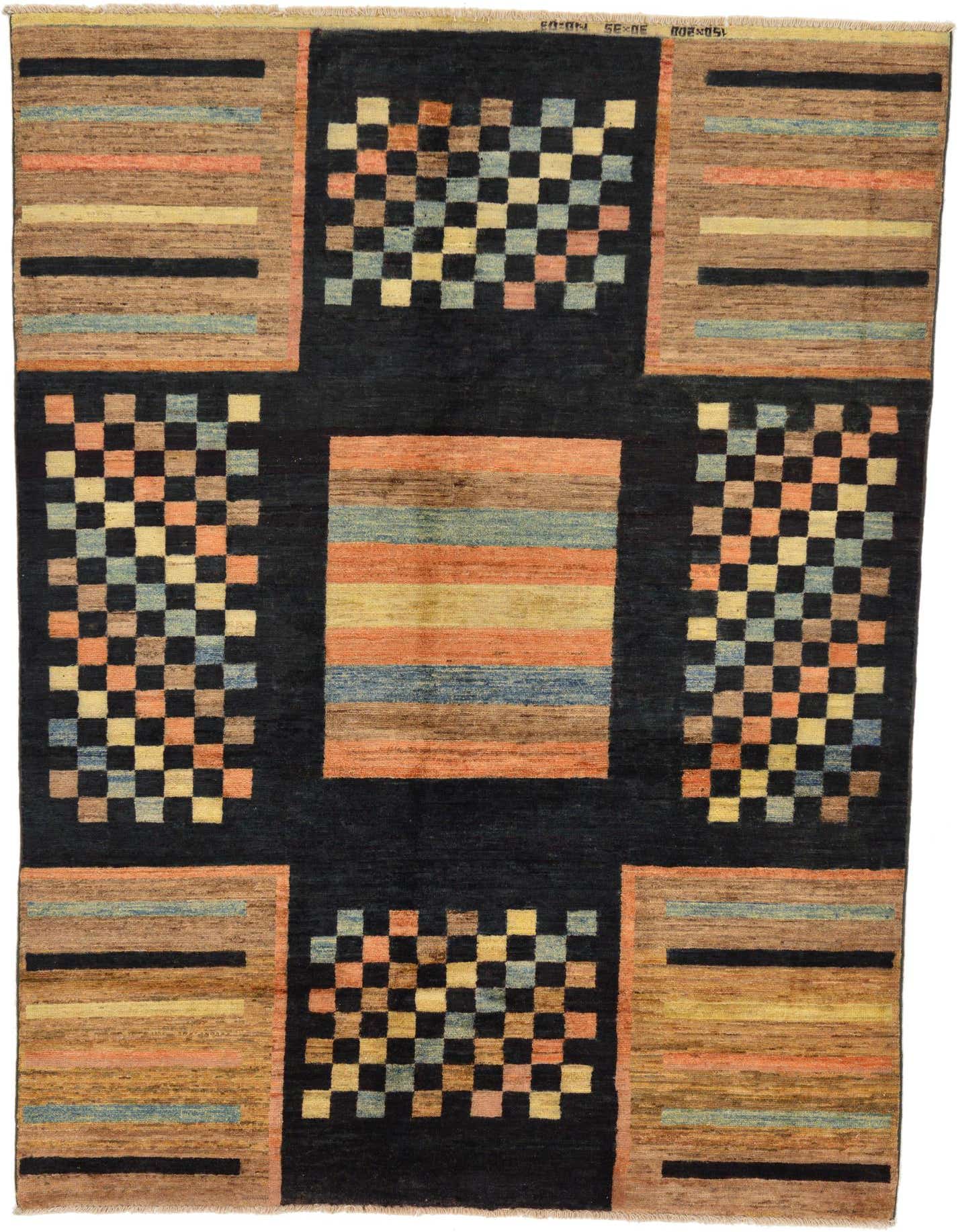 4' 10 x 6' 10 Hand Knotted Modern Ziegler Rug