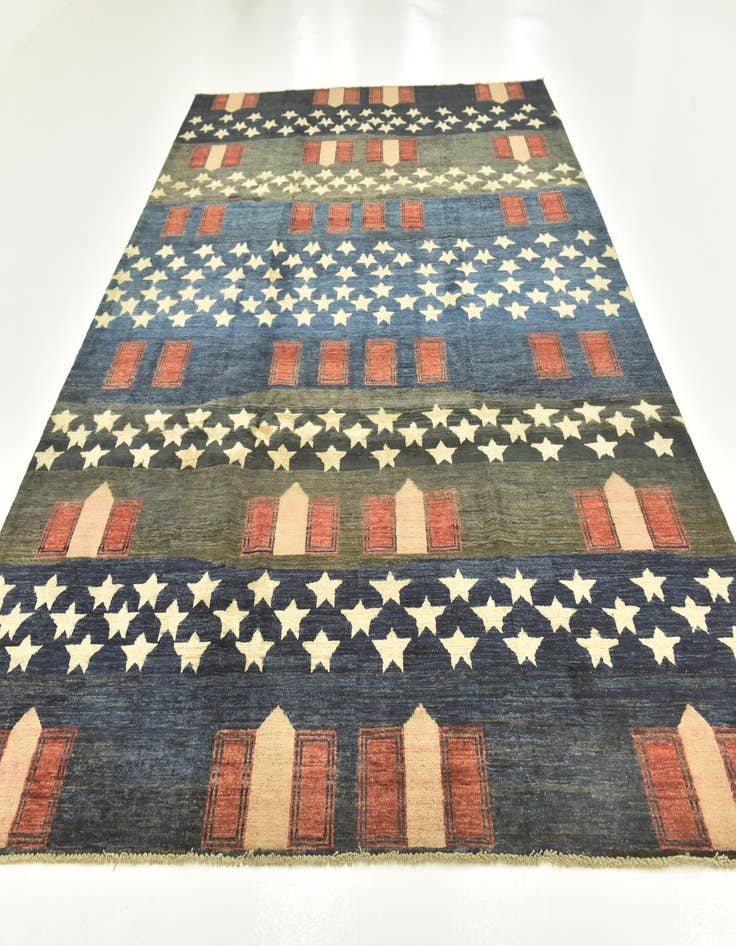 Detail image of 8' 3 x 11' 5  Hand Knotted Modern Ziegler Rug