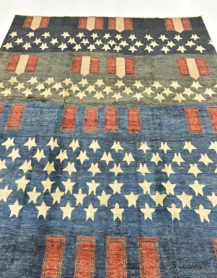 Detail image of 8' 3 x 11' 5  Hand Knotted Modern Ziegler Rug