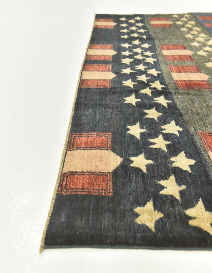 Detail image of 8' 3 x 11' 5  Hand Knotted Modern Ziegler Rug