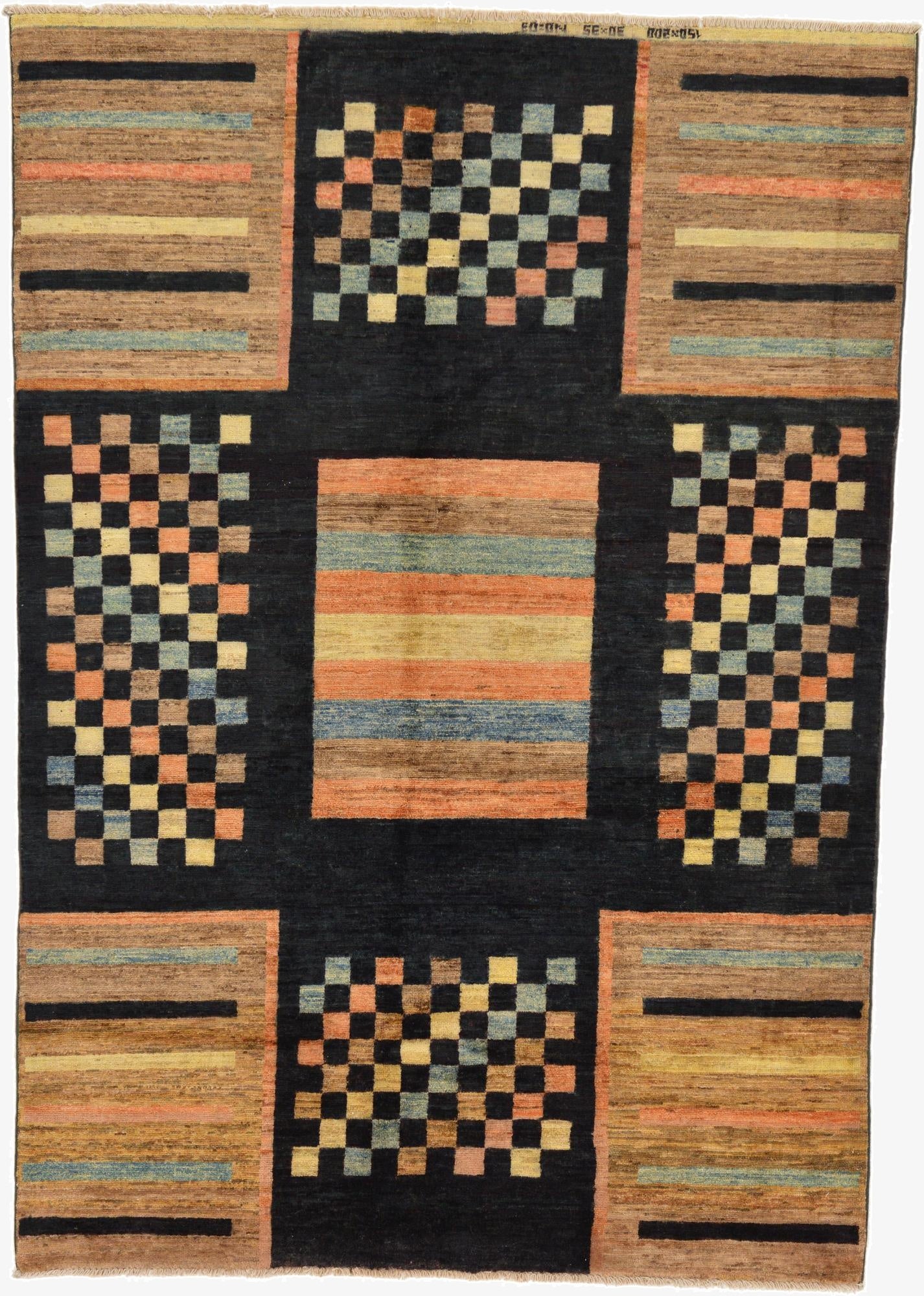 4' 10 x 6' 10  Hand Knotted Modern Ziegler Rug