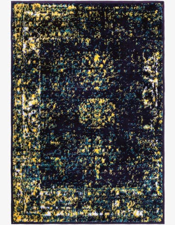 Navy Blue Monte Carlo Rug