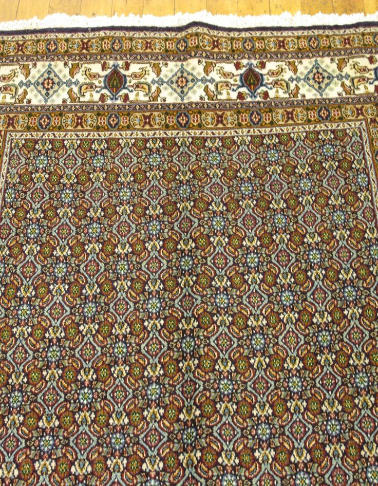 Detail image of 4' 8 x 8' 1 Hand Knotted Mood Persian Rug