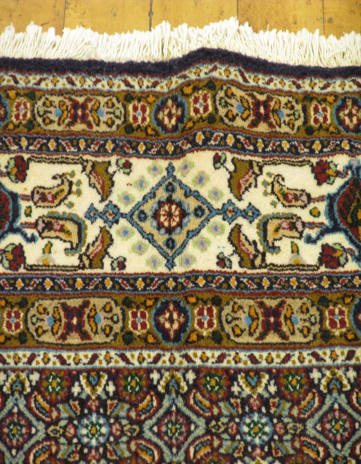 Detail image of 4' 8 x 8' 1 Hand Knotted Mood Persian Rug