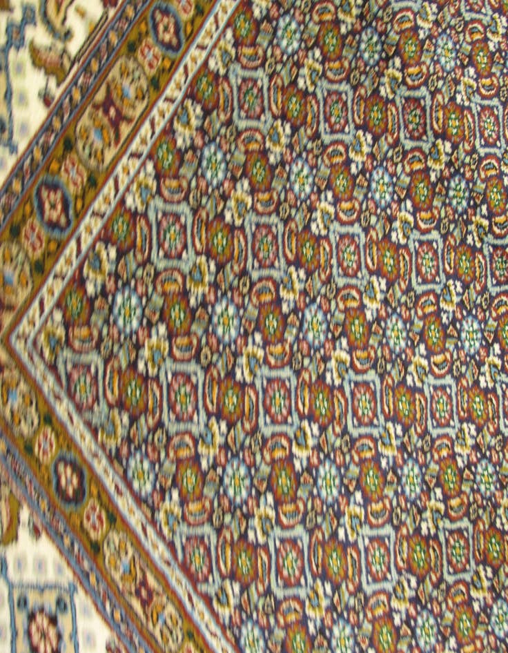 Detail image of 4' 8 x 8' 1 Hand Knotted Mood Persian Rug