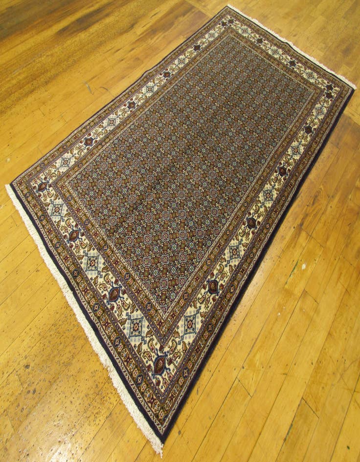 Detail image of 4' 8 x 8' 1 Hand Knotted Mood Persian Rug