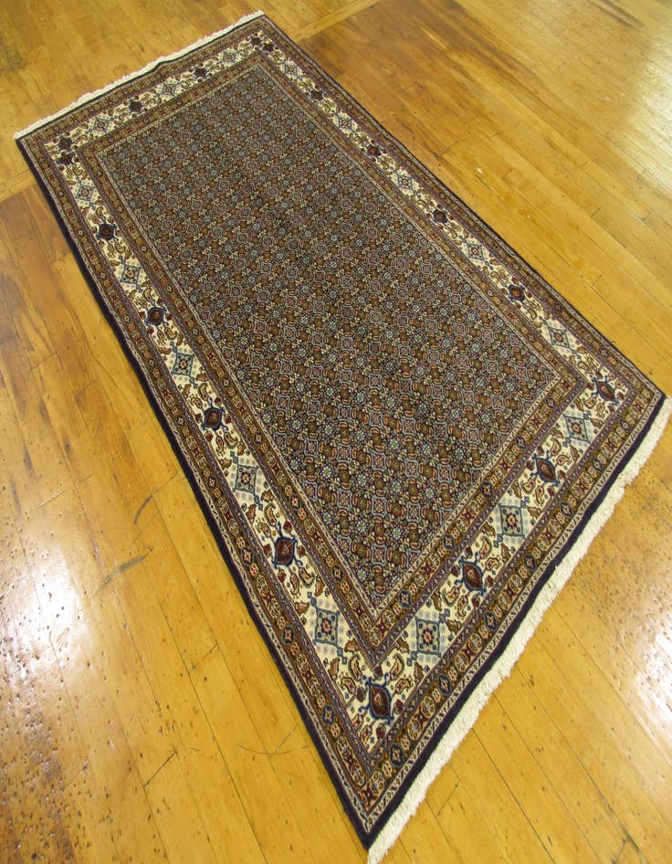 Detail image of 4' 8 x 8' 1 Hand Knotted Mood Persian Rug