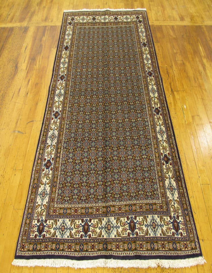 Detail image of 4' 8 x 8' 1 Hand Knotted Mood Persian Rug