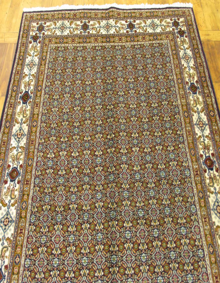 Detail image of 4' 8 x 8' 1 Hand Knotted Mood Persian Rug