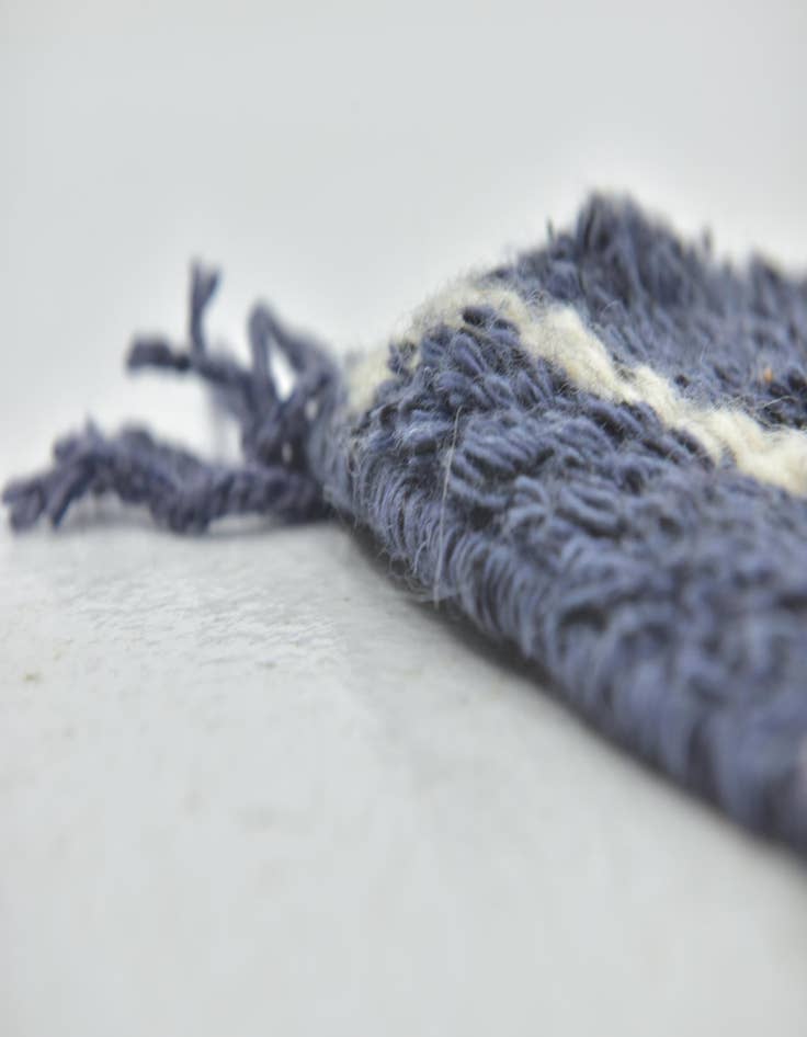 Detail image of 4' 8 x 8' 6  Hand Knotted Moroccan Wool Rug