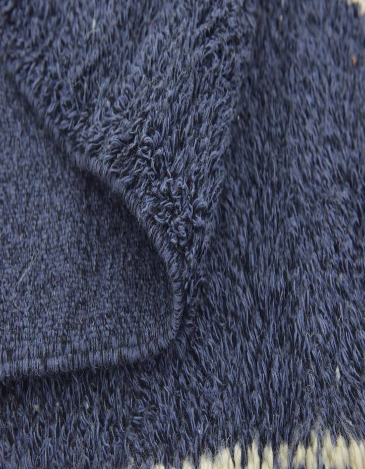 Detail image of 4' 8 x 8' 6  Hand Knotted Moroccan Wool Rug