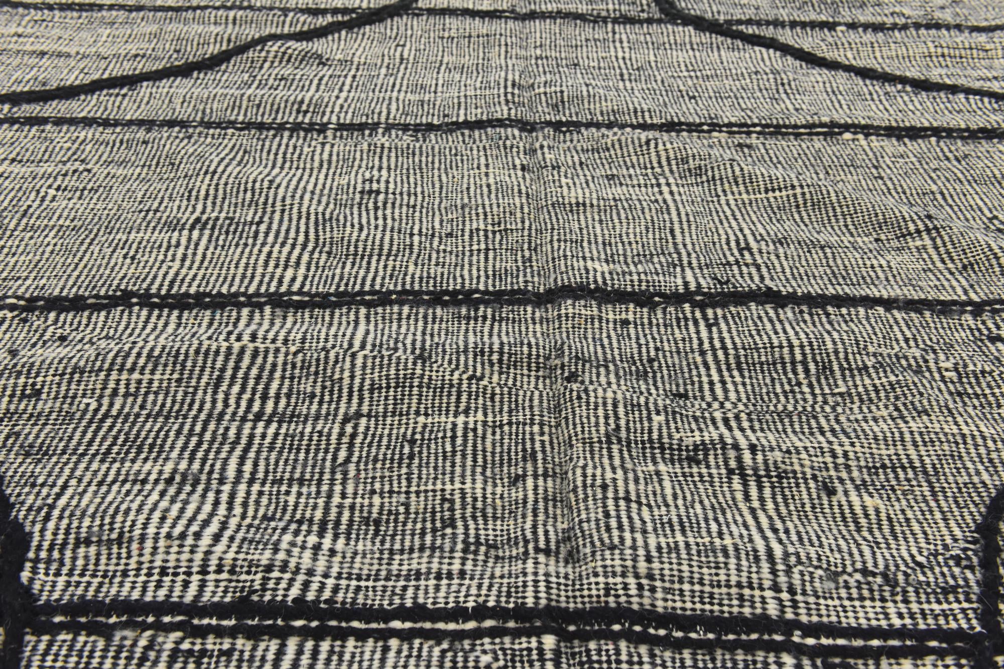 6' 3 x 10' 4 Hand Knotted Moroccan Wool Rug