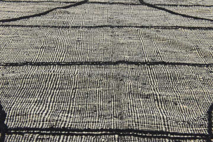 6' 3 x 10' 4 Hand Knotted Moroccan Wool Rug