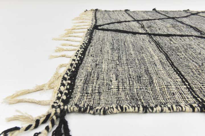 6' 3 x 10' 4 Hand Knotted Moroccan Wool Rug