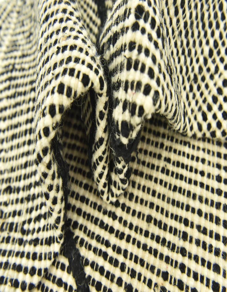 Detail image of 6' 5 x 9' 7  Hand Knotted Moroccan Wool Rug